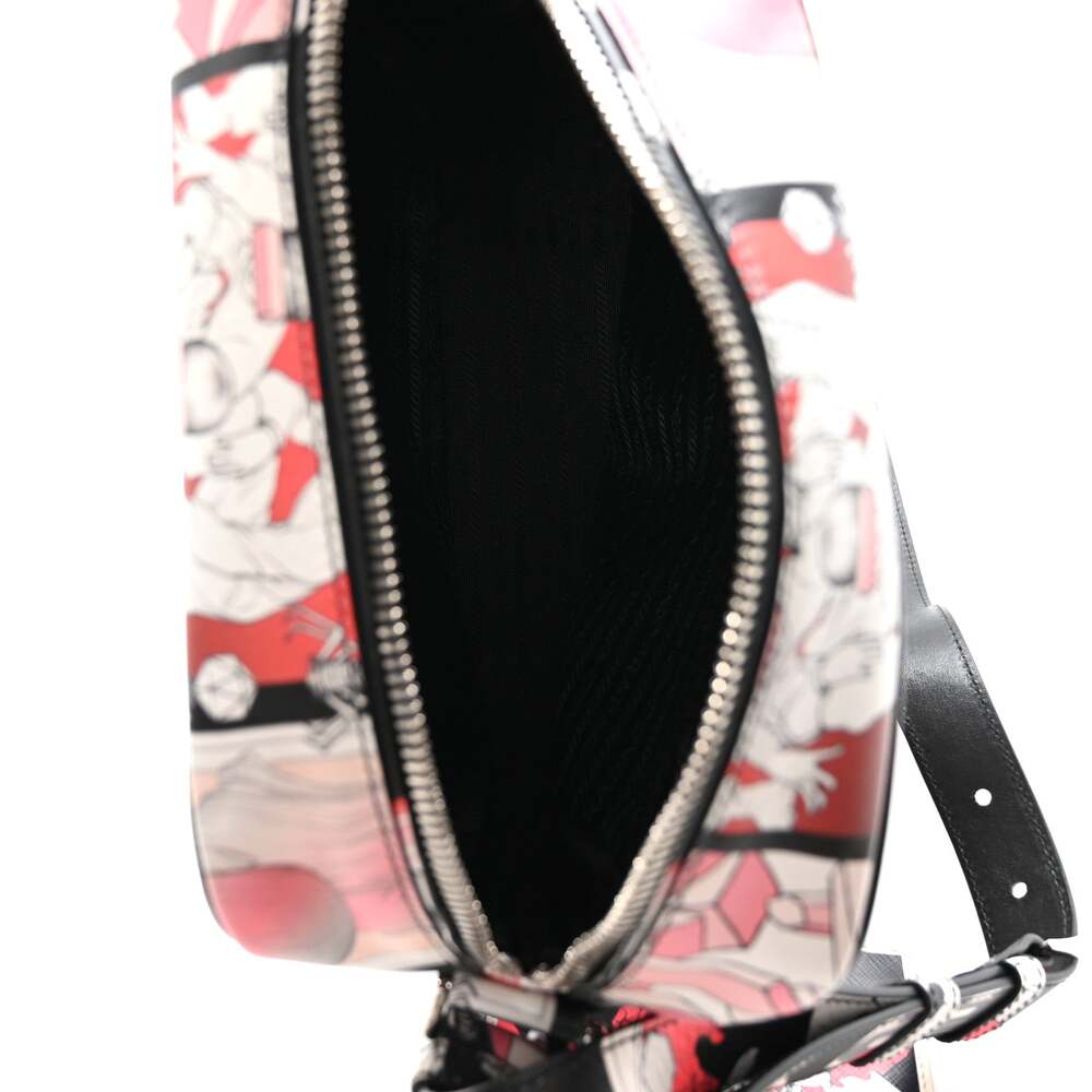 Prada X James Jean Vitello Dna Flat #268724P11B - Picture 5 of 11